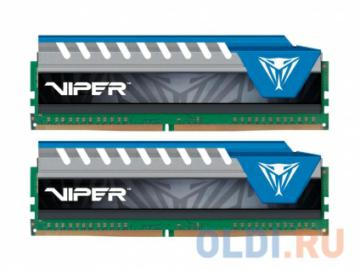   DDR4 16Gb 2x8GB (pc-21300) 2666MHz Patriot Viper4 Elite CL16 Blue  