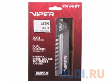    Patriot Viper4 Elite Grey PVE44G213C4GY 4Gb DDR4 2133MHz  