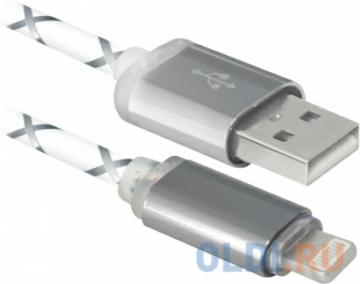  USB  Defender ACH03-03LT c, LED, USB-Lightning, 1  