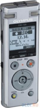   Olympus DM-720 Silver     CS-150, 4, USB, MP3, MSD, WMA, 20-23000  
