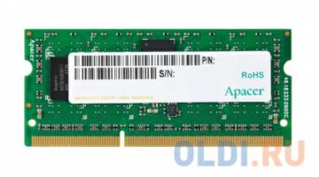      Apacer AS04GFA60CATBGJ/DV.04G2K.KAM SO-DIMM 4GB DDR3 1600MHz Retail  