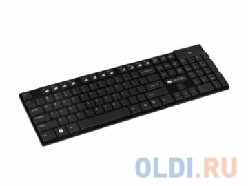   CANYON CNS-HKBW2 (2.4GHZ wireless keyboard, 104 keys, slim design, chocolate key caps, RU layout, Black)  