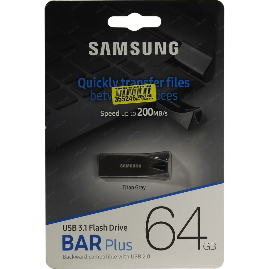 Usb Samsung Bar Plus 64